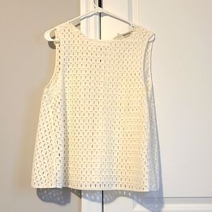 White top sheer, country road, worn 2 times